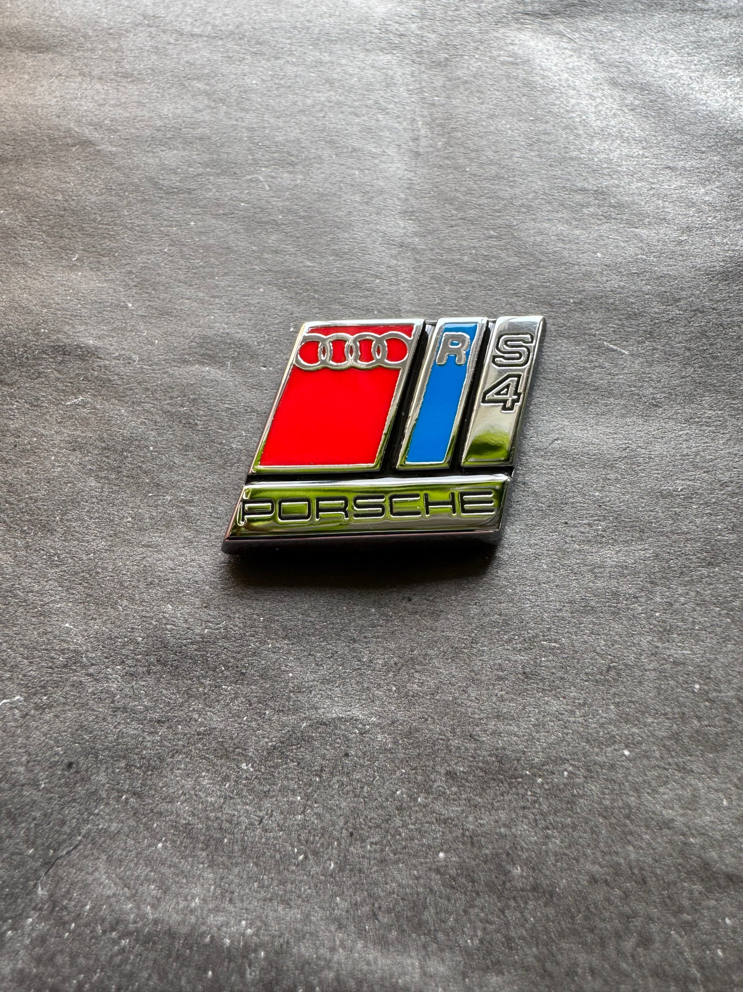 Custom Audi RS4 Porsche Set (3x) - Exclusive One-off Badge Set (3pcs)
