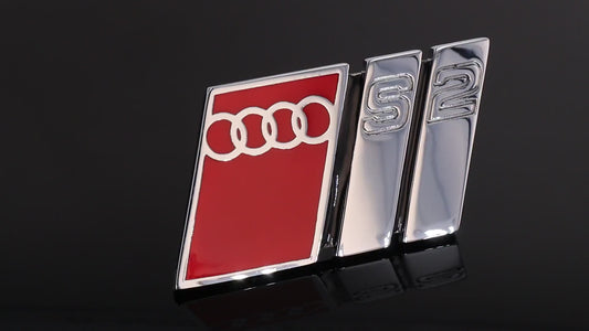 Audi S2 Front grill badge video