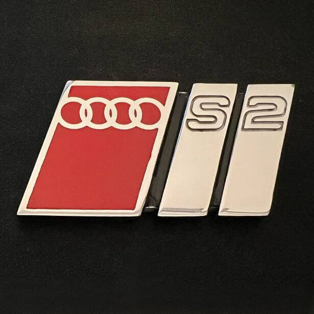 Audi S2 Rear Hatch Badge Emblem