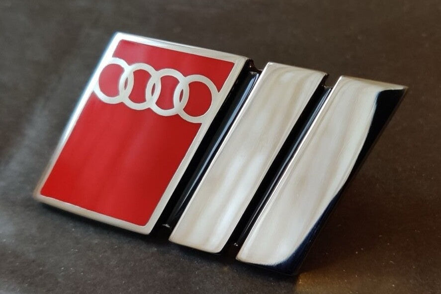 Audi Blank Front Grill Custom Badge Emblem